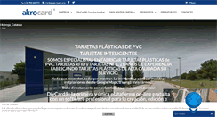 Desktop Screenshot of akrocard.com